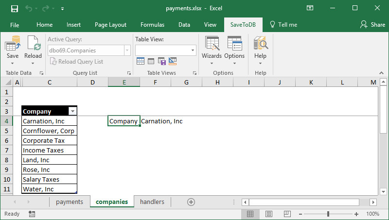 Add fields for the companies table
