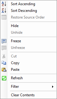 DBEdit Column Context Menu