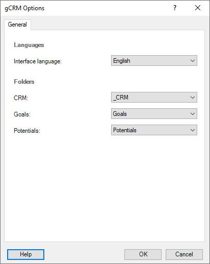 Gartle CRM Options