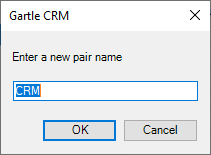 Renaming CRM Sync Pair