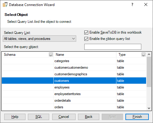 Connecting Excel to DBF - Select File