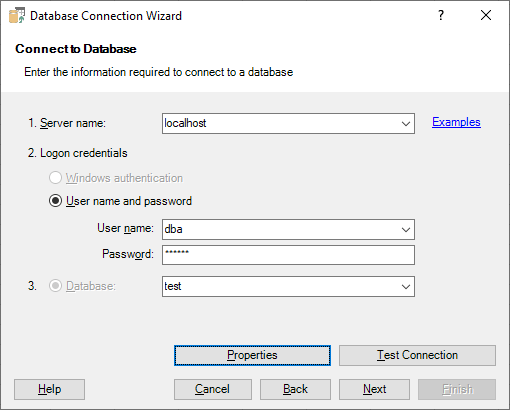 Connecting Excel to NuoDB Database