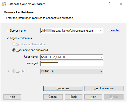 Connecting Excel to Snowflake