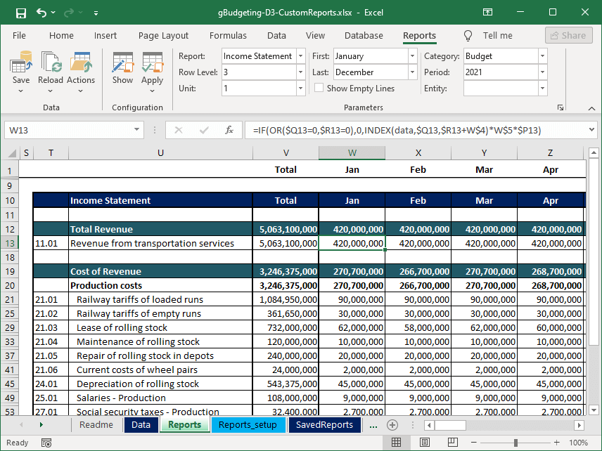 SaveToDB Add-In for Users - Create Interactive Reports