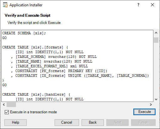 Application Installer - Executed Script