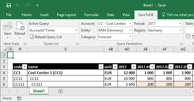 Savetodb Com Connecting To Savetodb Planning Application In Excel