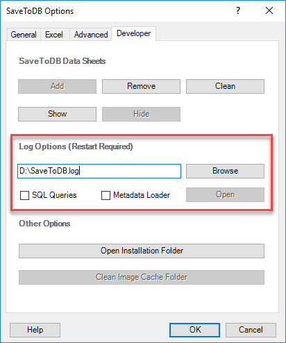 Logging SQL Queries in Excel Logging SQL Queries in Excel